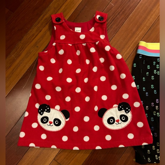 3 x 18-24 months pants and fleece dress - cute winter wear, 1 pair Hatley - Picture 2 of 4